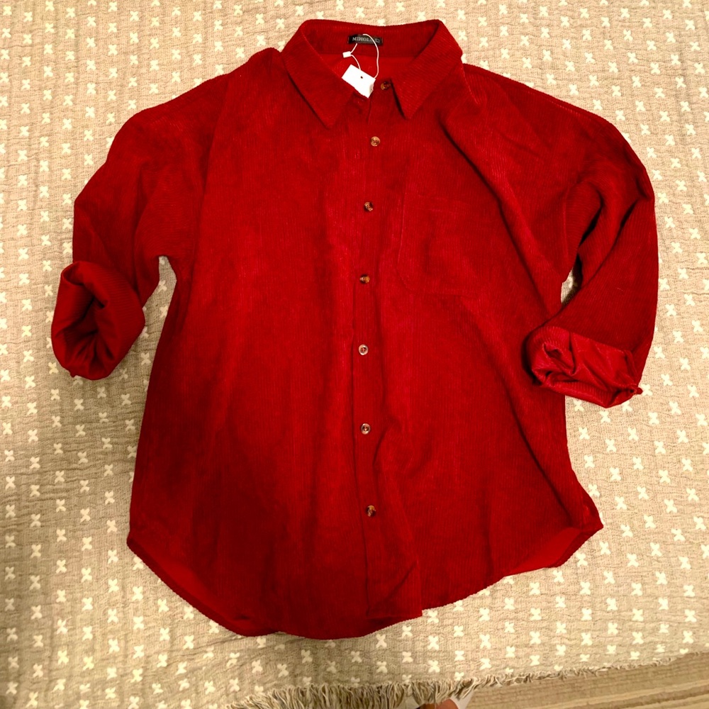 Corduroy Button Up